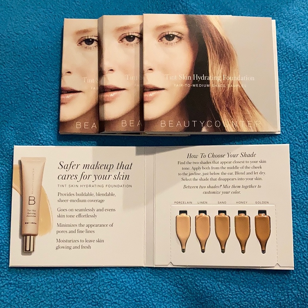NEW sample set of Beautycounter Tint Skin
